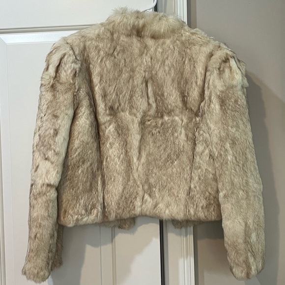 Split End Ltd Rabbit Fur Coat Vintage Sz M - Picture 9 of 9